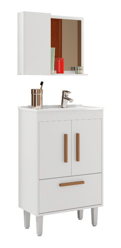 [180013] Mueble Lavamanos Para Baño Toronto Blanco