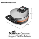 Maquina Waffles Belga Hamilton Beach 