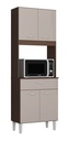 Alacena Mueble Auxiliar Cocina Kelly Capuchino Hueso