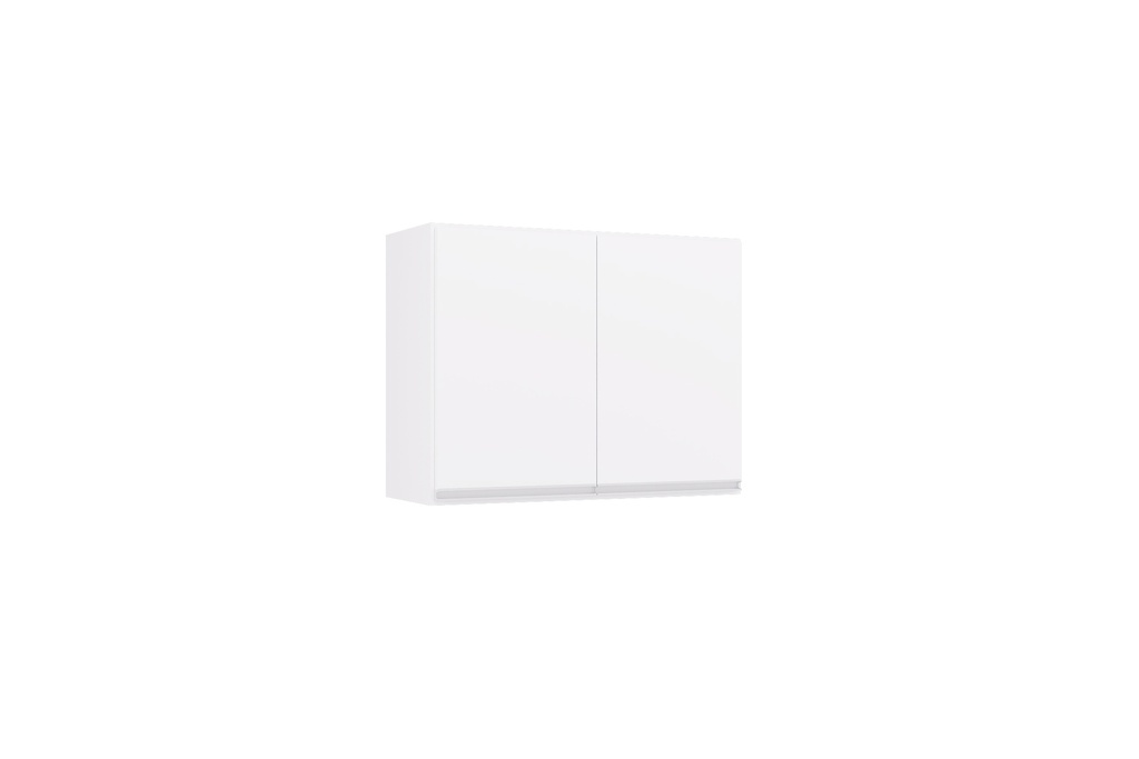 Mueble Superior Cocina 2 Puertas 80 Cm Blanco