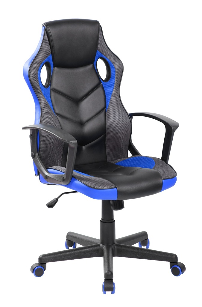 Silla Gamer Basic Series Ngr-Azu