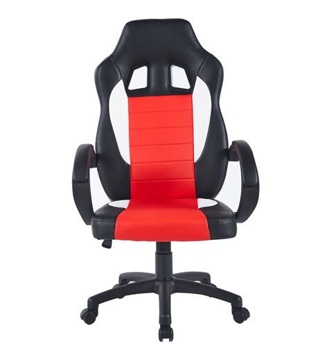 [112040] Silla Gamer Kyoto Roja Blanco Negro