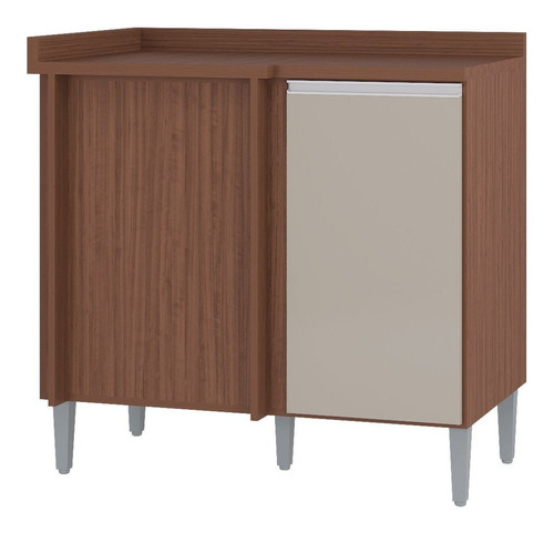 [170083] Mueble Inferior Cocina 91 cm Lat Capuchino Hueso