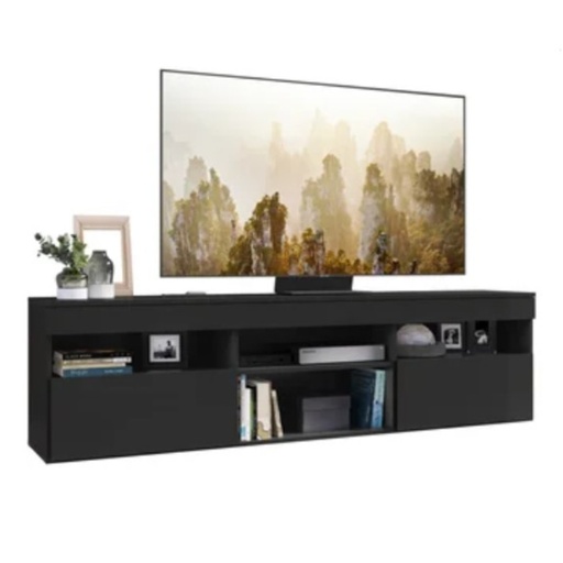 [151055] Rack Gabinete Para Tv Paris de 65 Pulgadas Color Negro